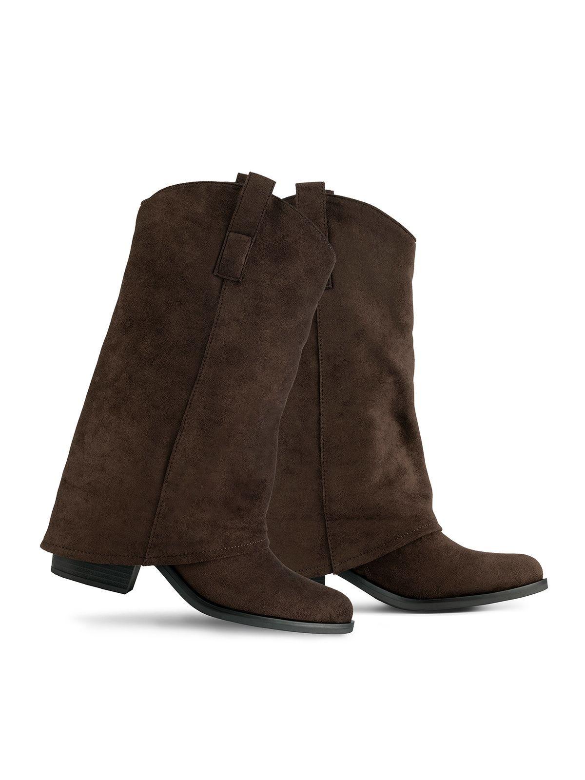 Bota Taco Mujer Casual PU Weide HX536-3