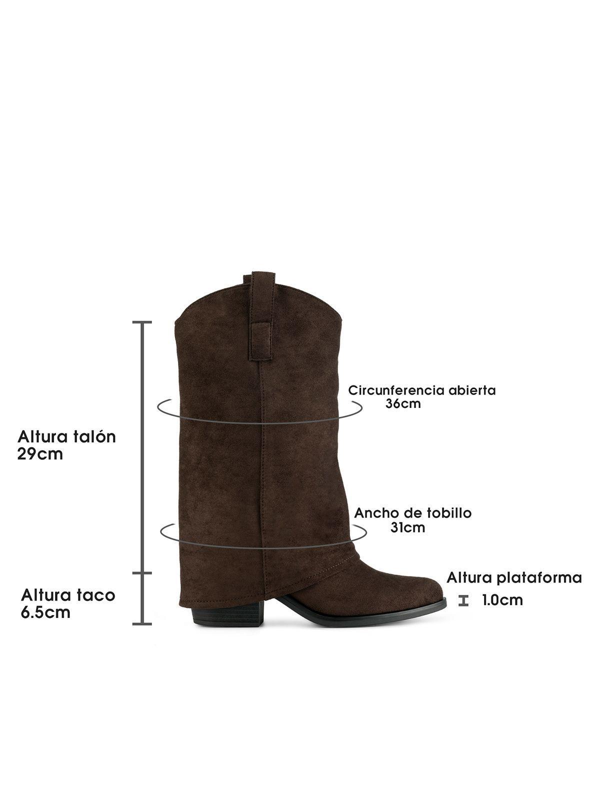 Bota Taco Mujer Casual PU Weide HX536-5