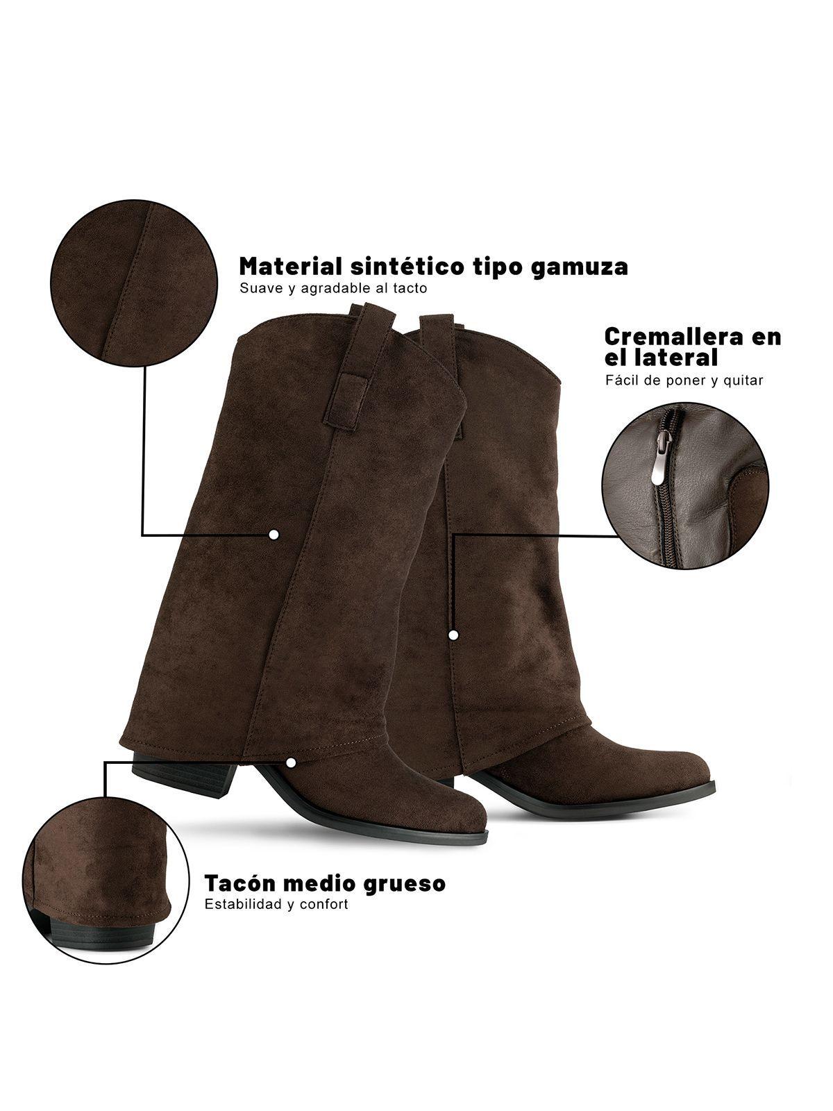 Bota Taco Mujer Casual PU Weide HX536-7