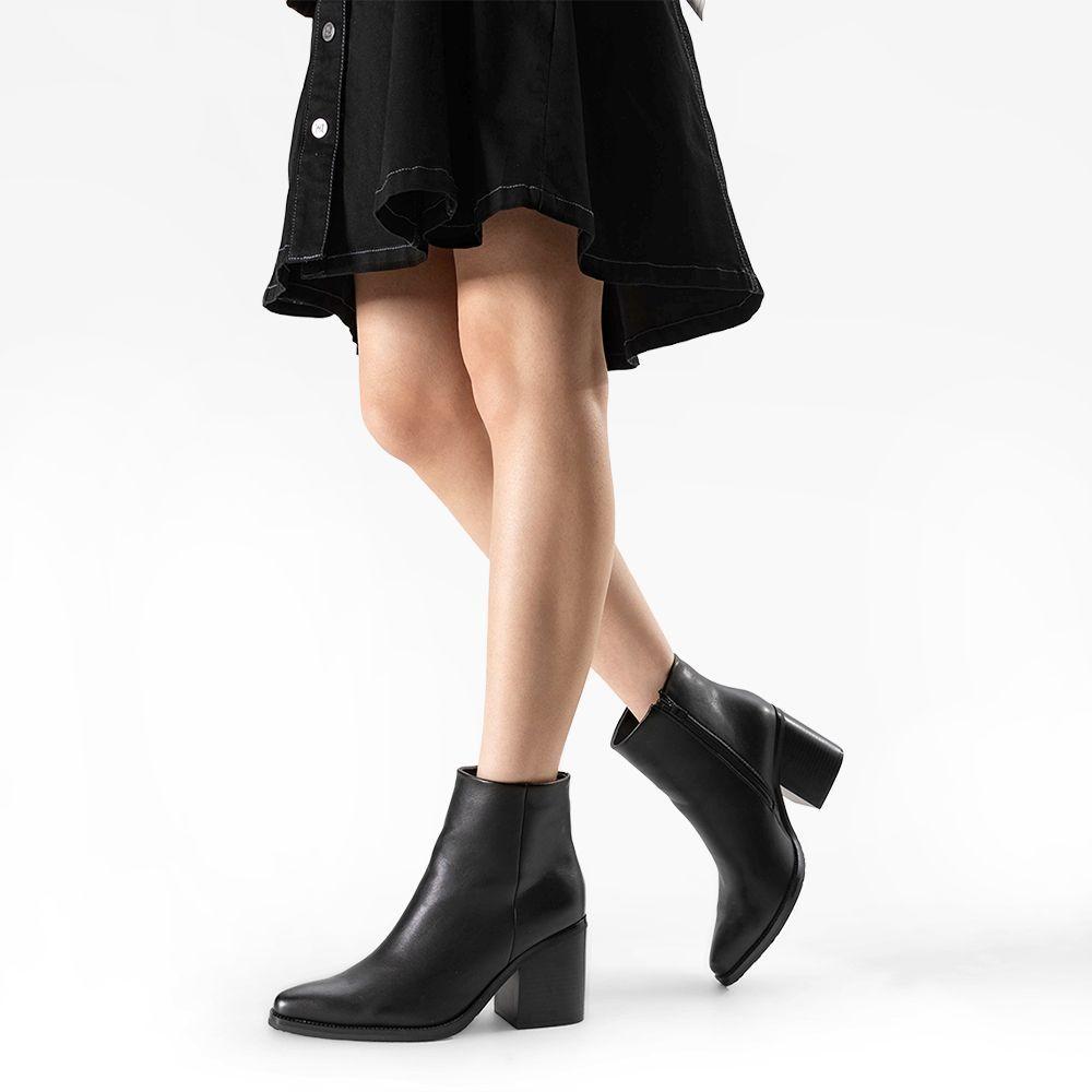 Botín Taco Mujer Casual PU Weide CZY656B-1