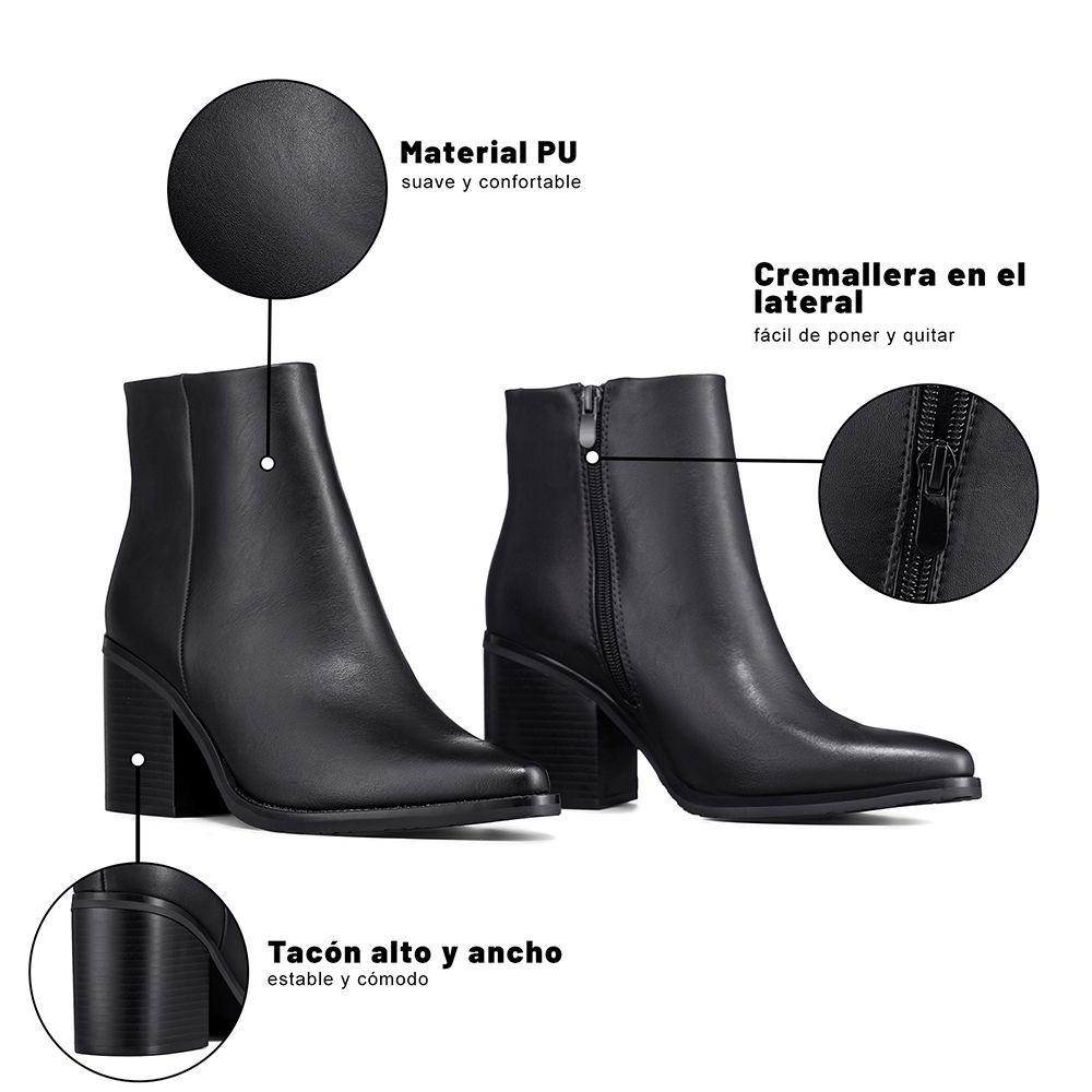Botín Taco Mujer Casual PU Weide CZY656B-8