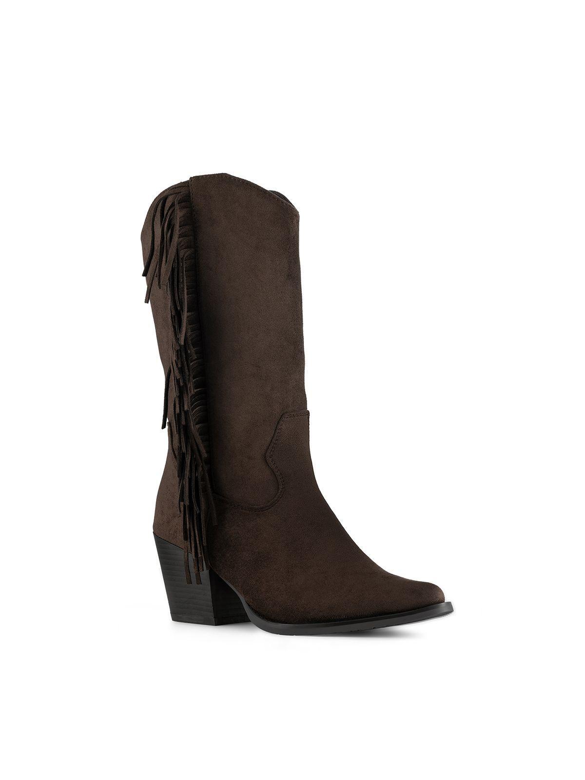 Bota Taco Mujer Outdoor PU Textil Weide HX535-5