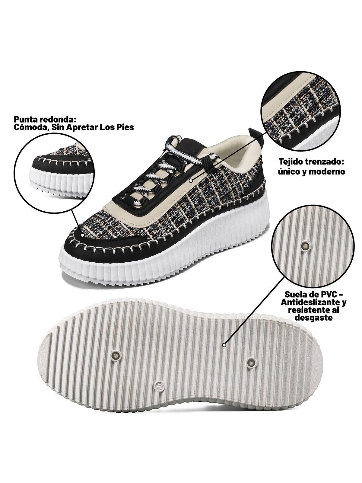 Zapatilla Casual Urbana Vintage Deportiva Mujer Weide SL58-6