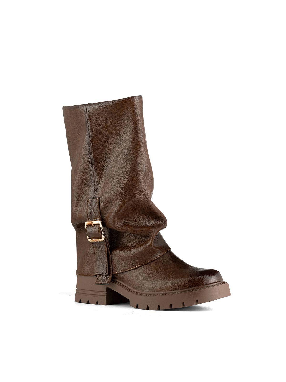 Bota Taco Mujer Casual PU Weide ZS87-4