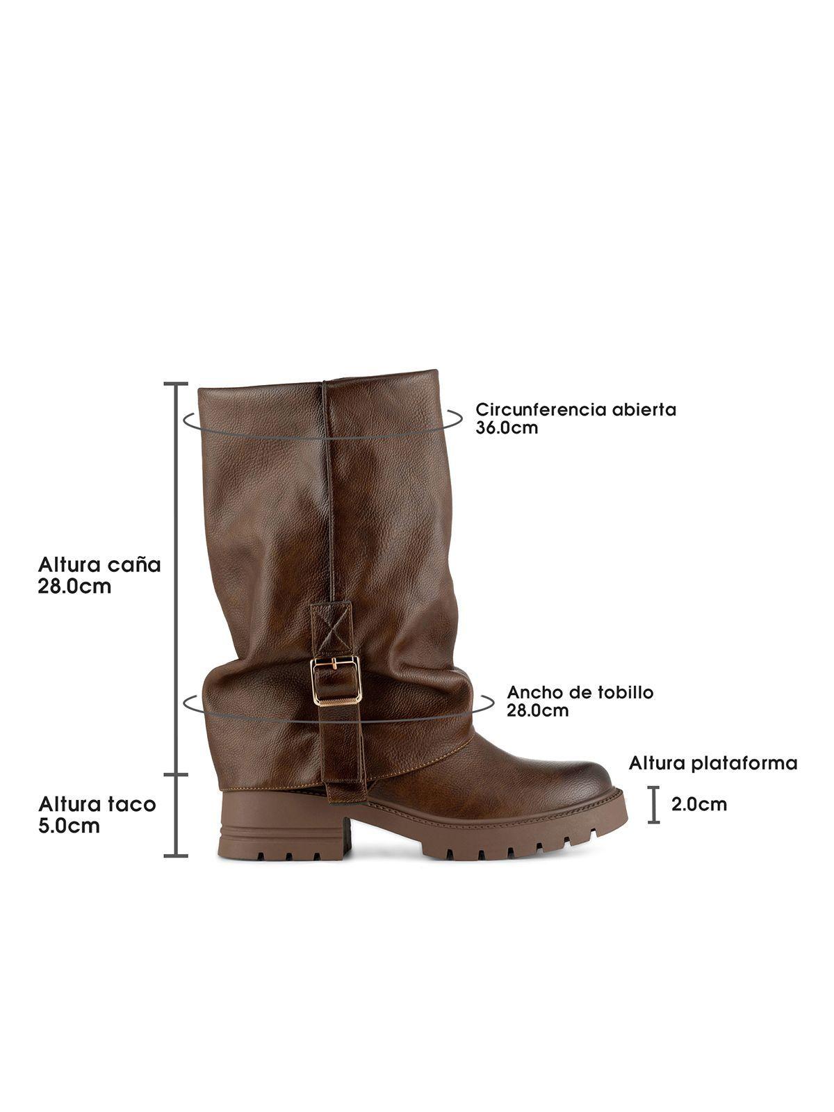 Bota Taco Mujer Casual PU Weide ZS87-6