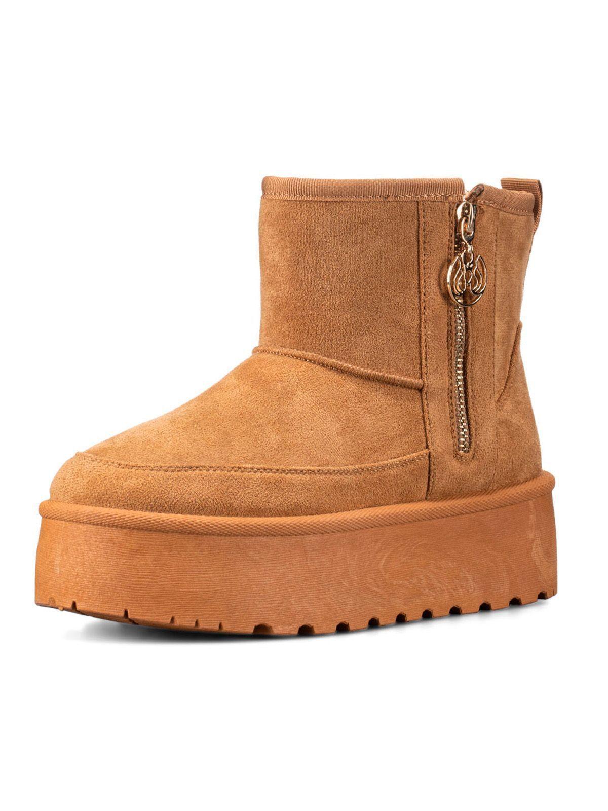 Botin Camel Casual Mujer Weide LT121-0