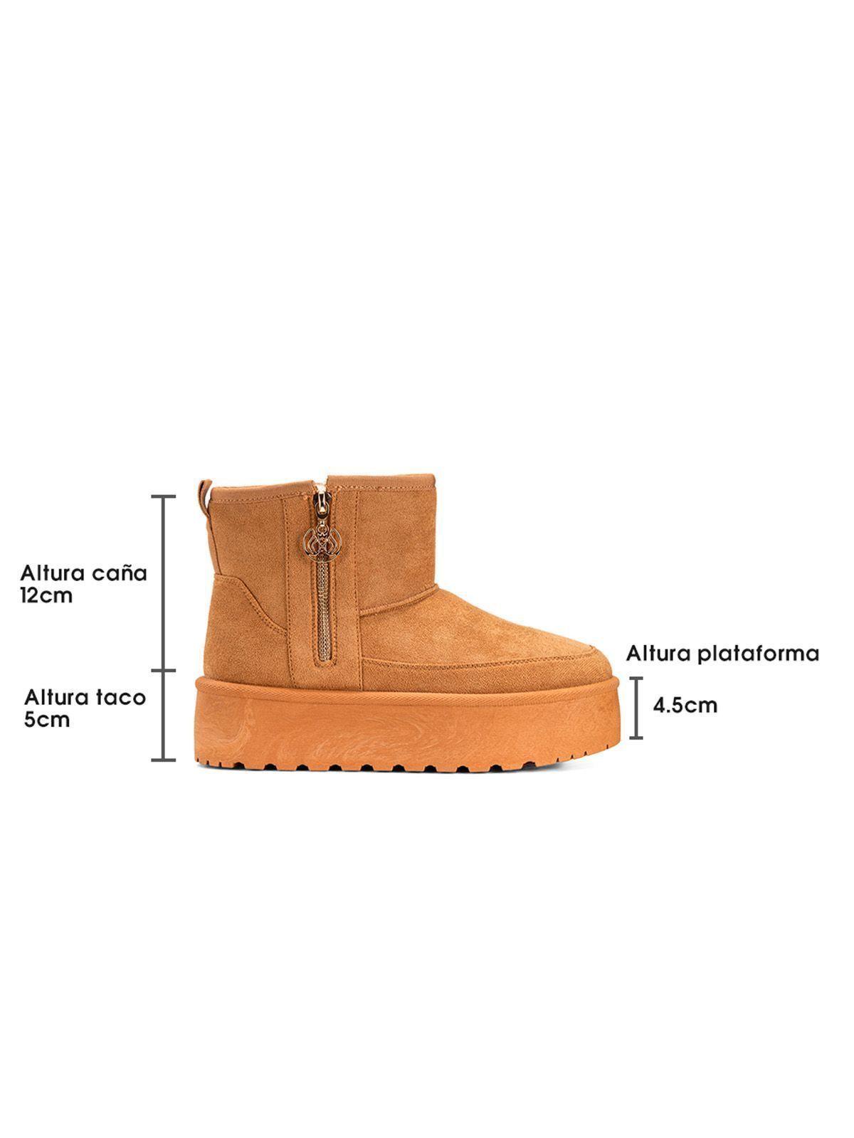 Botin Camel Casual Mujer Weide LT121-6