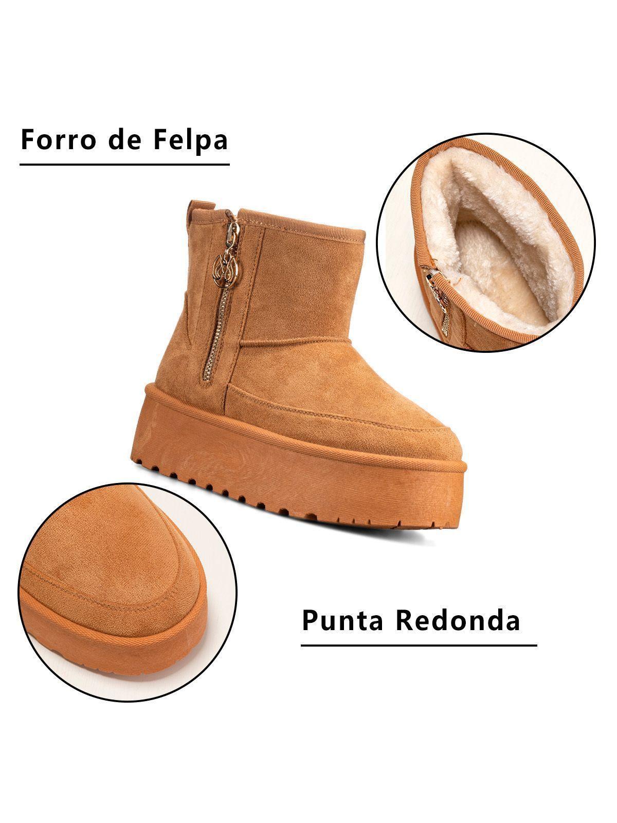 Botin Camel Casual Mujer Weide LT121-7