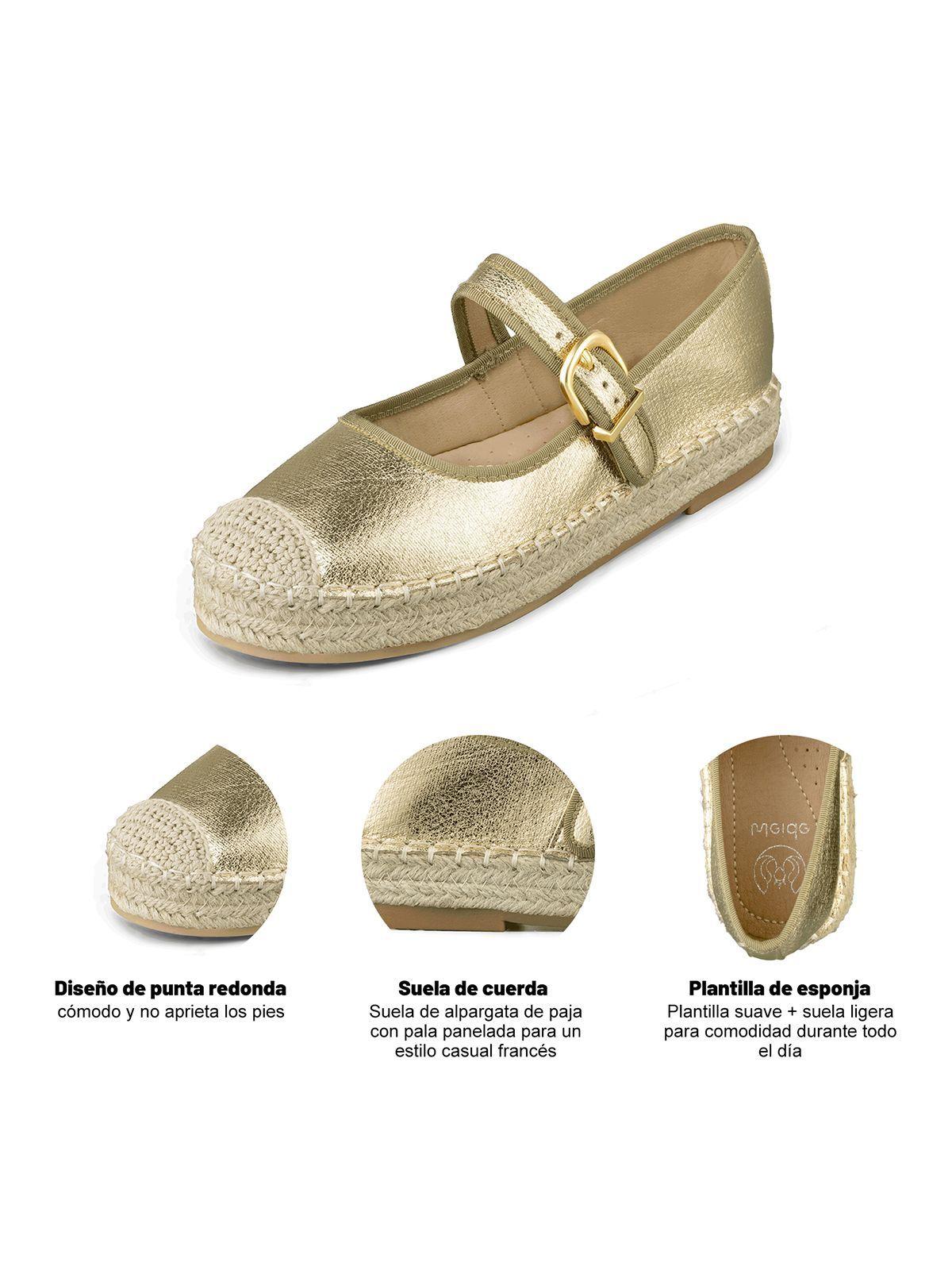 Alpargata Casual Suela Yute Plana Mujer Weide QIU105-7