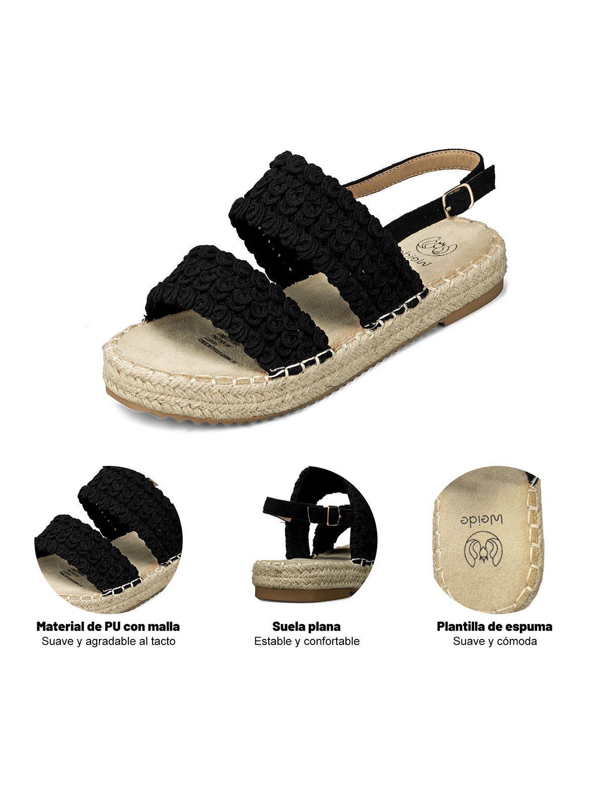 Sandalia Casual Plana Confort Mujer Weide Qiu388-7