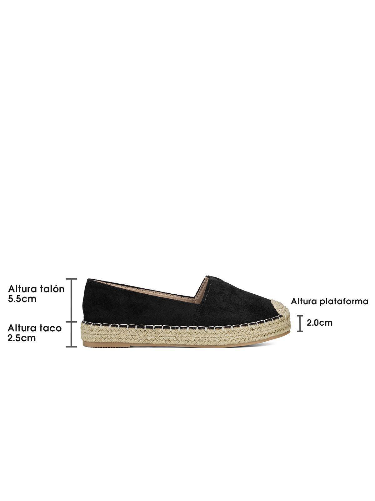 Alpargatas PU Textil Mujer Plano Weide QIU525-3