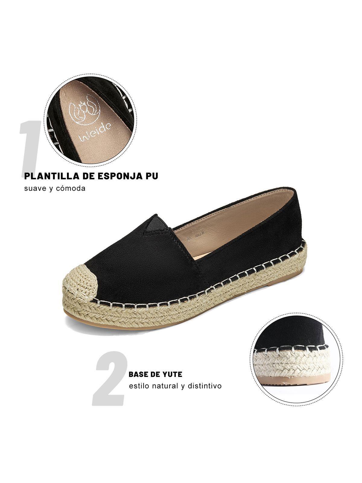 Alpargatas PU Textil Mujer Plano Weide QIU525-5