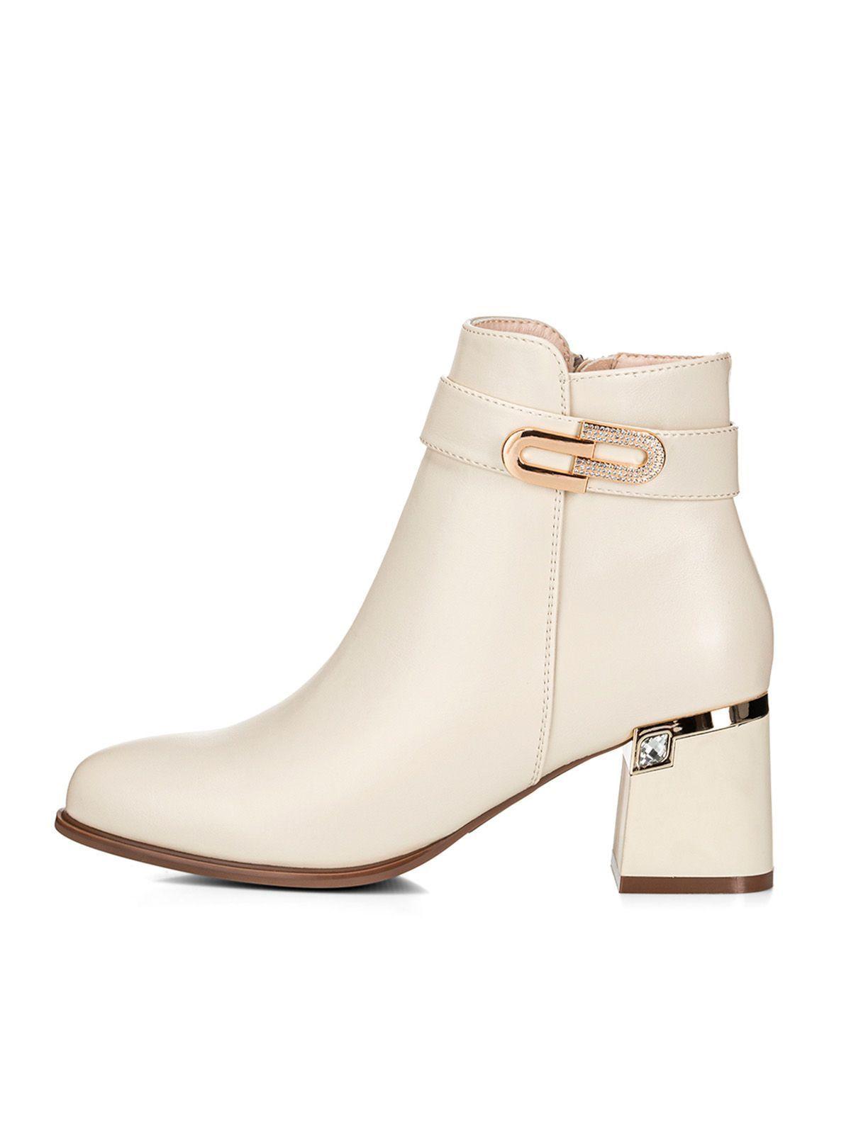 Botin Beige Casual Mujer Weide QBM02-4