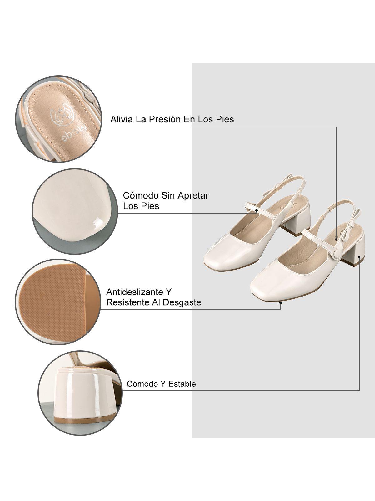 Sandalias Taco Casual Mujer Moda Vintage Fiesta Weide YL89-5