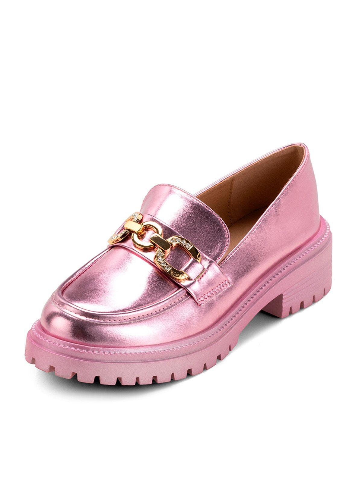 Zapato Taco Rosado Casual JN20 Weide-0