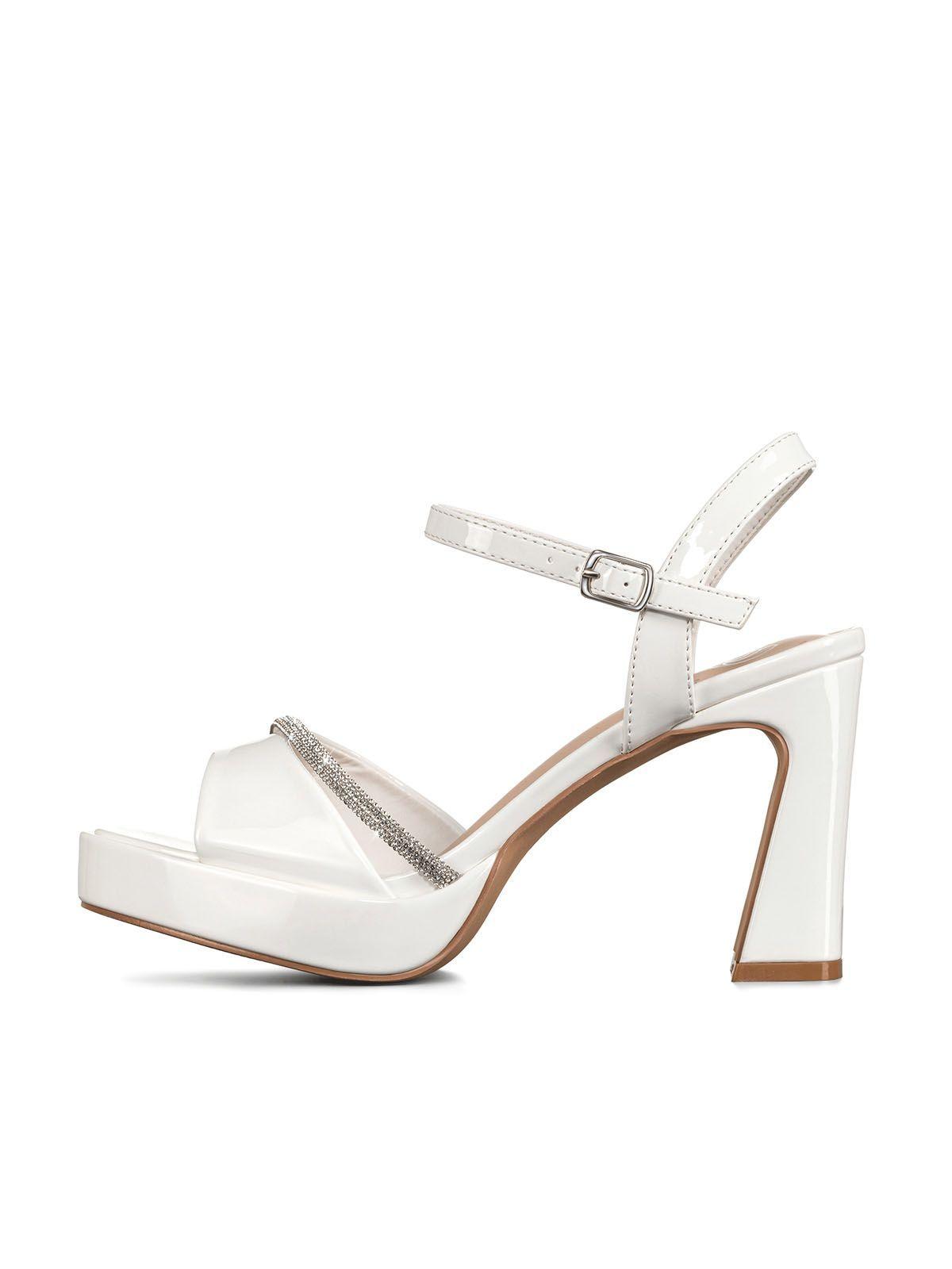 Sandalias Casual Fiesta Charol Mujer Plataforma Weide GH130-1