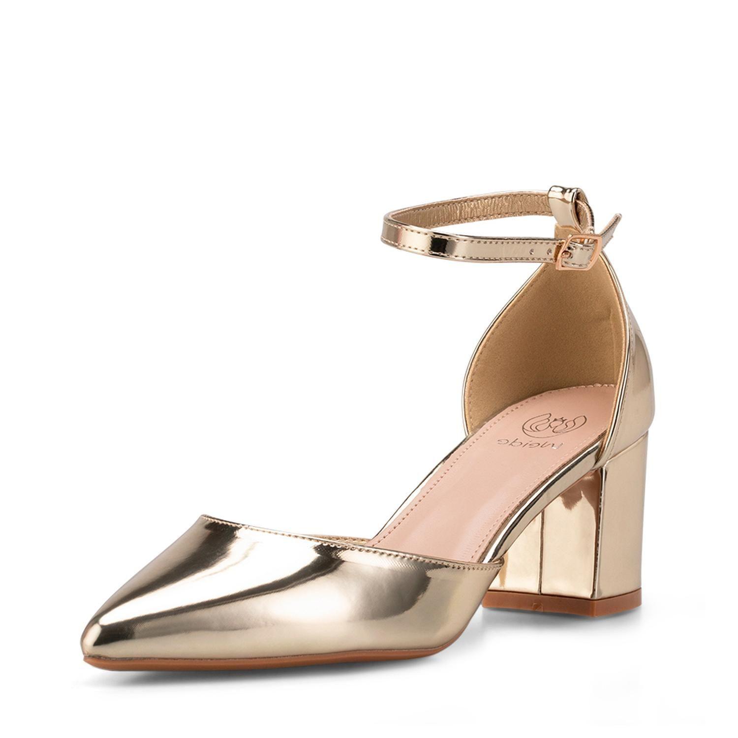 Zapato Clohe Dorado Weide-1