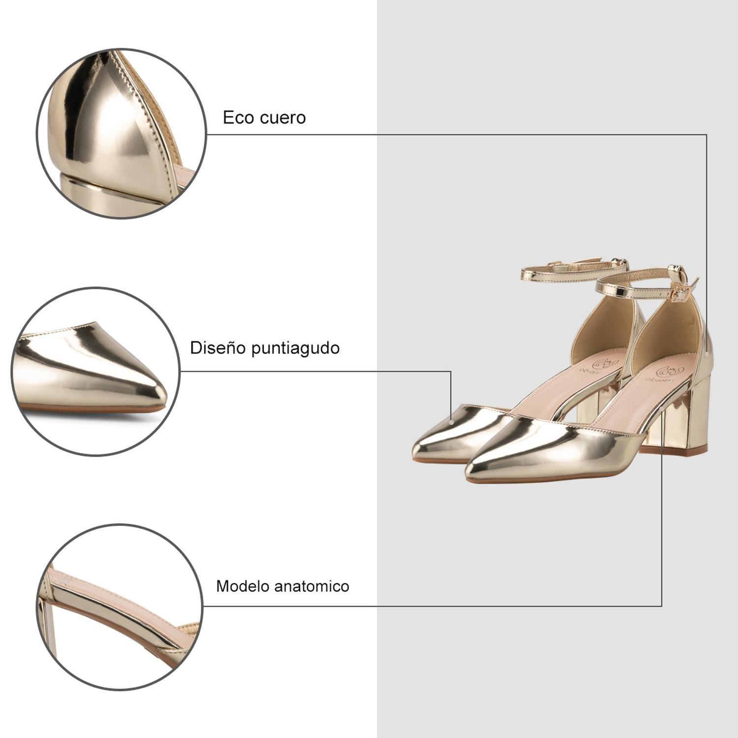 Zapato Clohe Dorado Weide-4