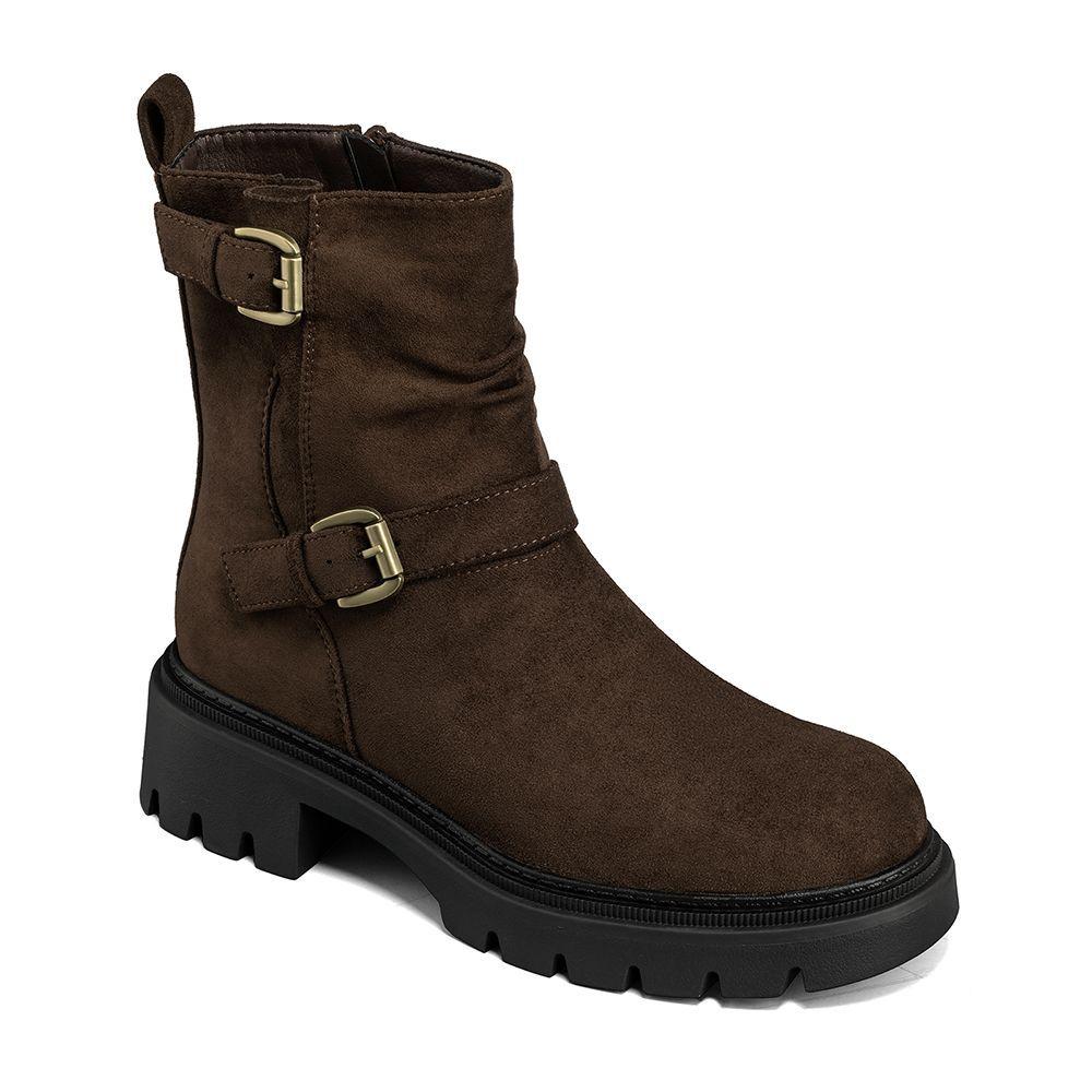 Botín Taco Mujer Casual PU Textil Weide CZY652-6