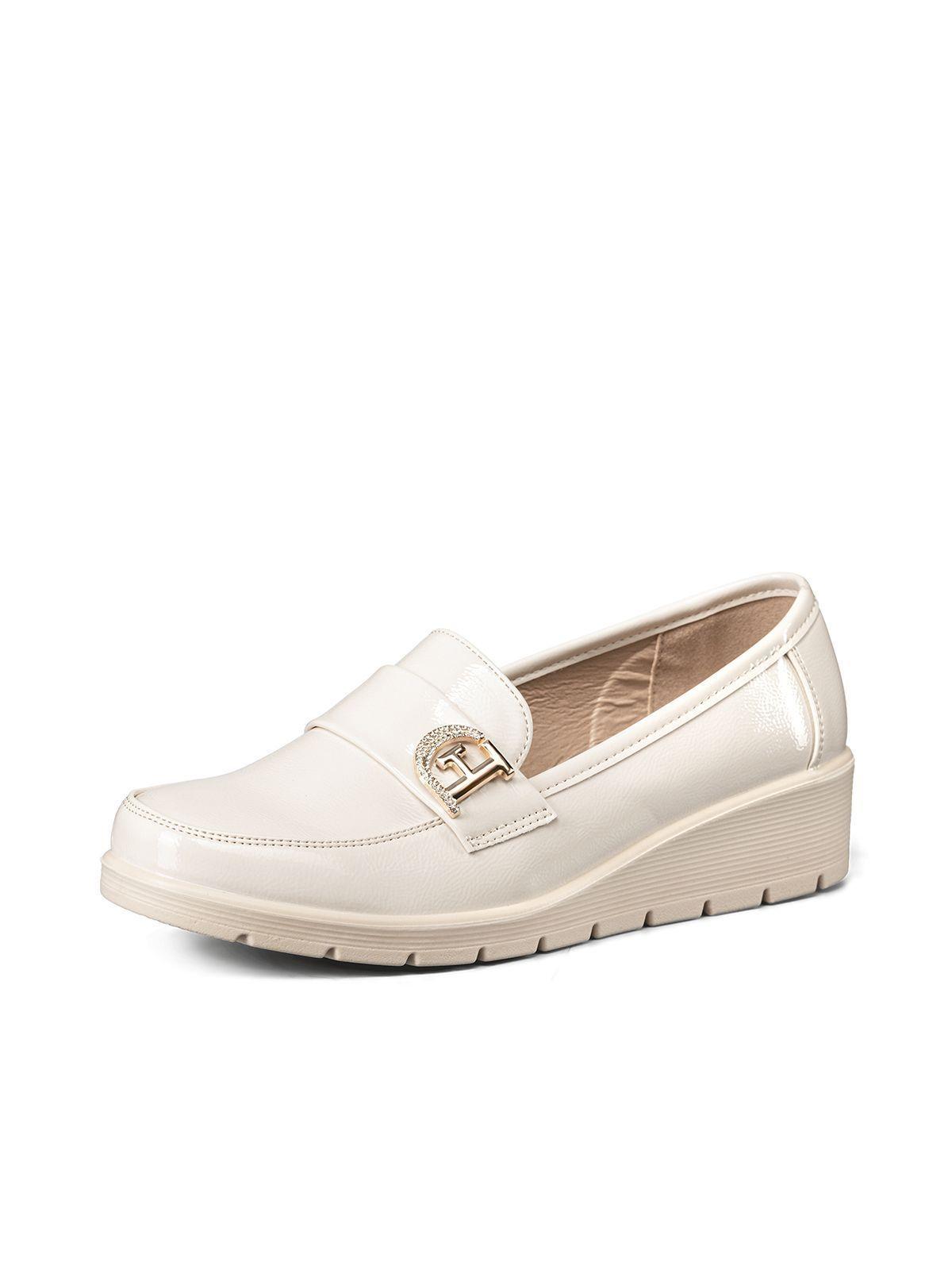 Mocasin Casual Mujer Charol Vintage Comodo Cuña Weide JML10-0