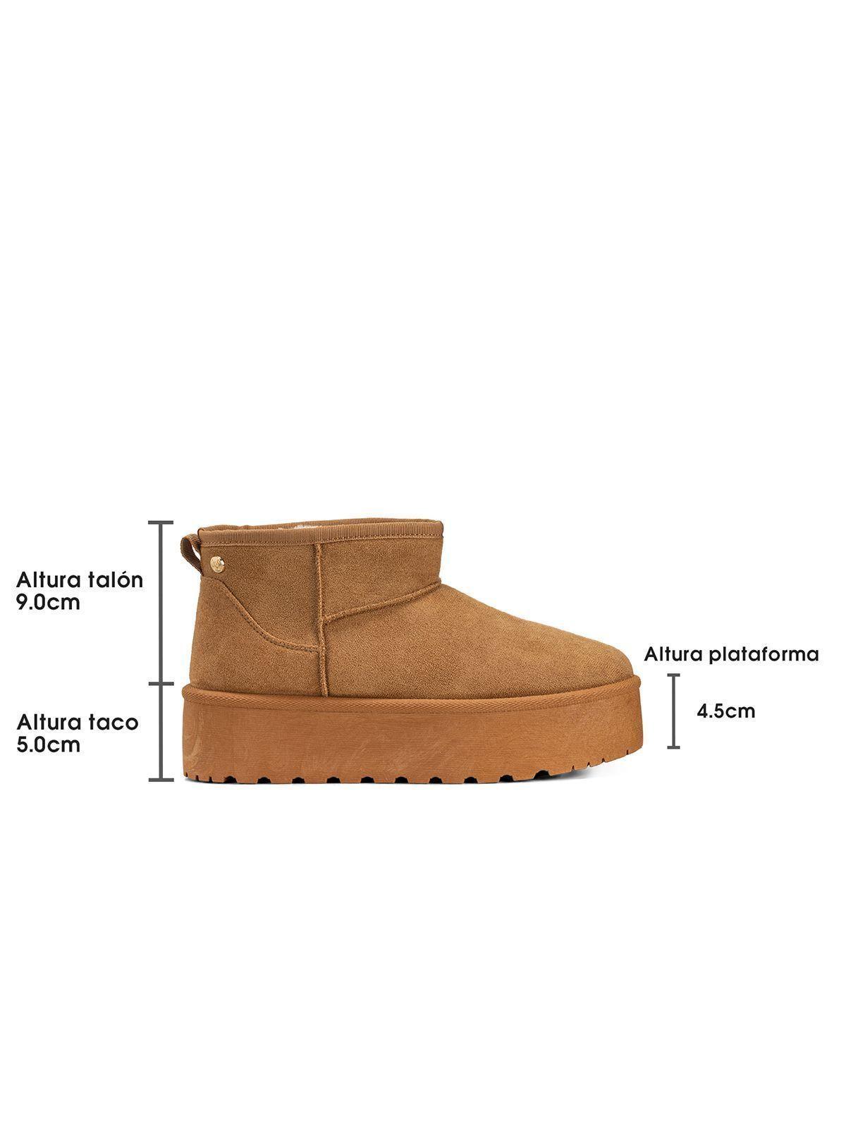 Botin Camel Casual Mujer Weide LT123-6