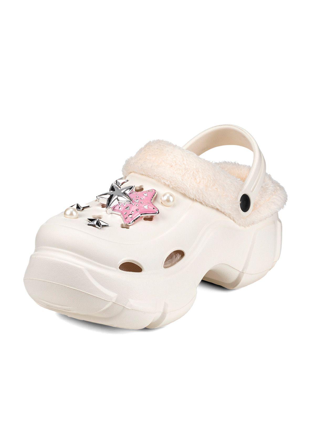 Zueco Blanco Casual Mujer Weide GH119-0