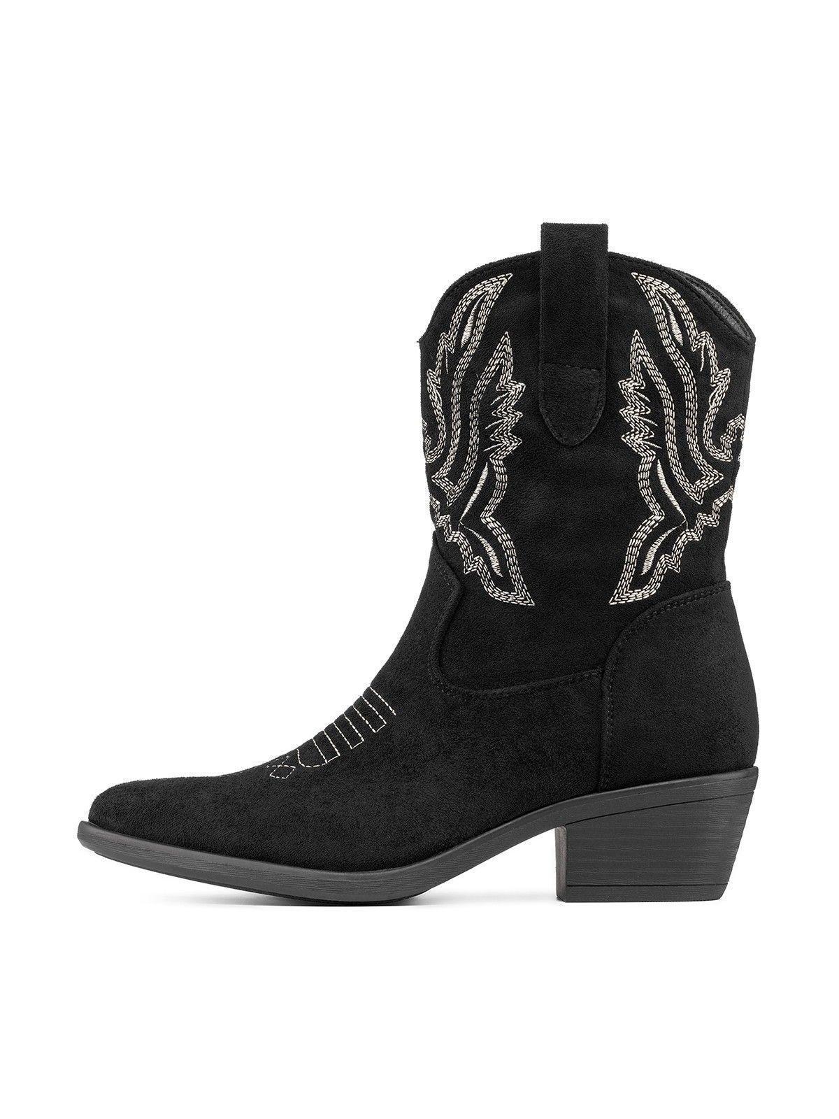 Bota Taco Mujer Estilo Vaquero Weide CZY650-2