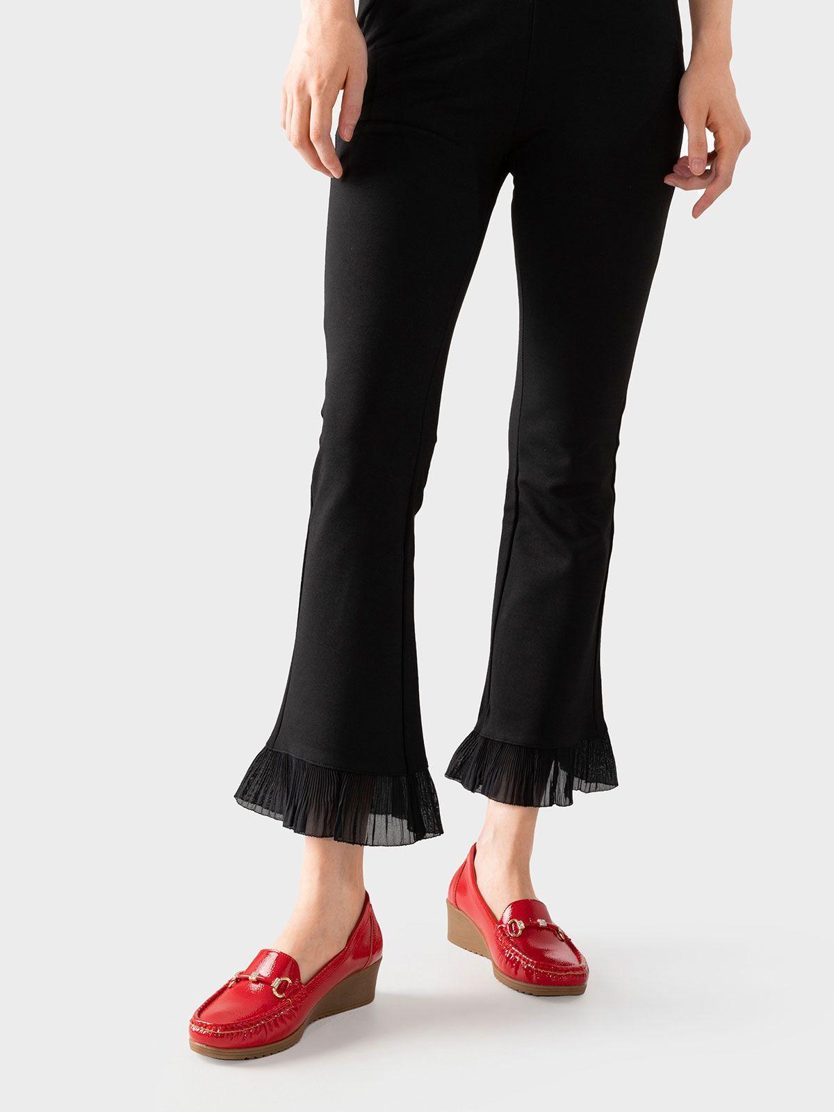 Mocasin Casual Mujer Vintage Cuña Charol Metalica Weide JS73-2