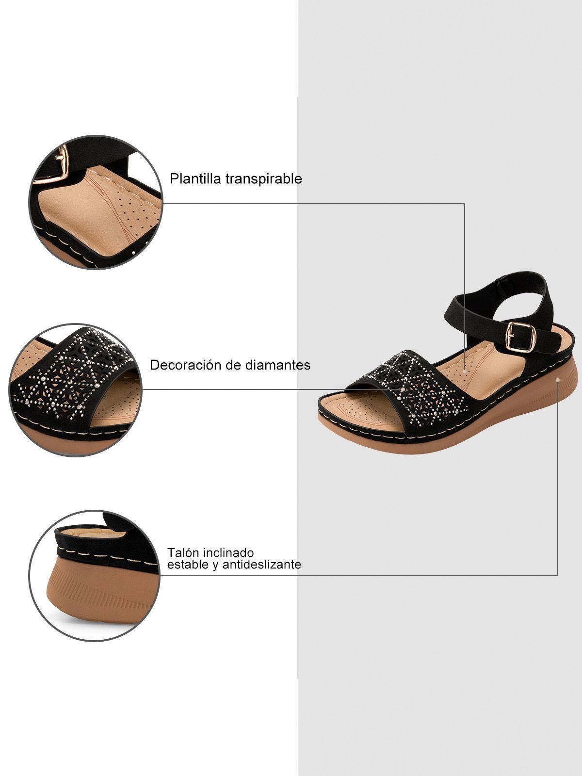 Sandalias Sancha Negro Weide-5
