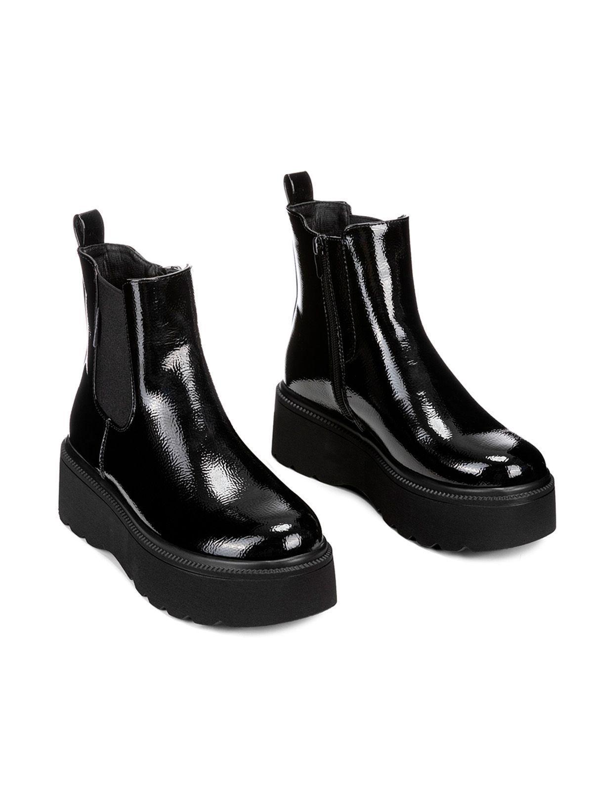 Botin Negro Casual Mujer Weide ZS38-4