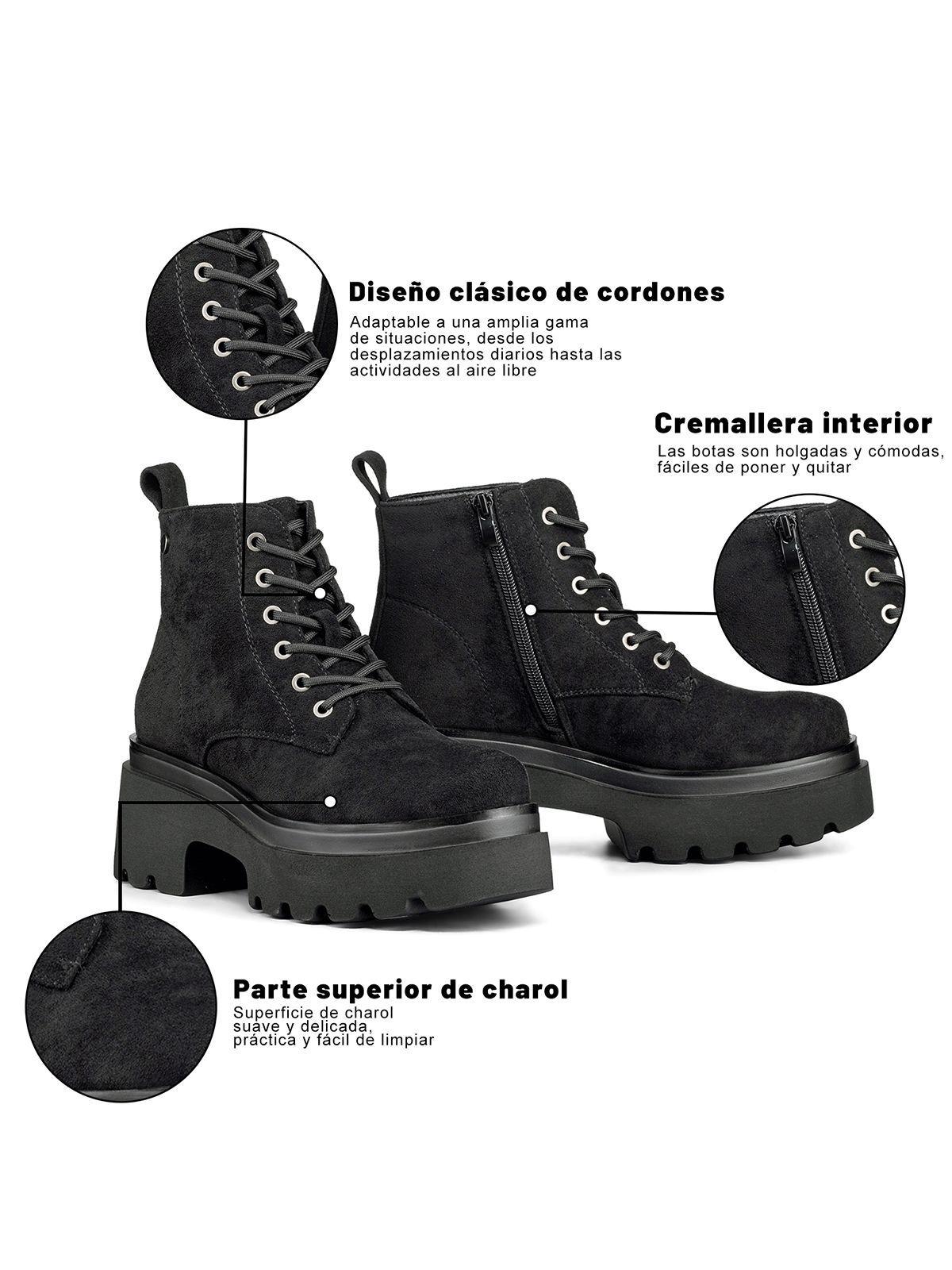 Botín Hyacinth Negro Weide-7