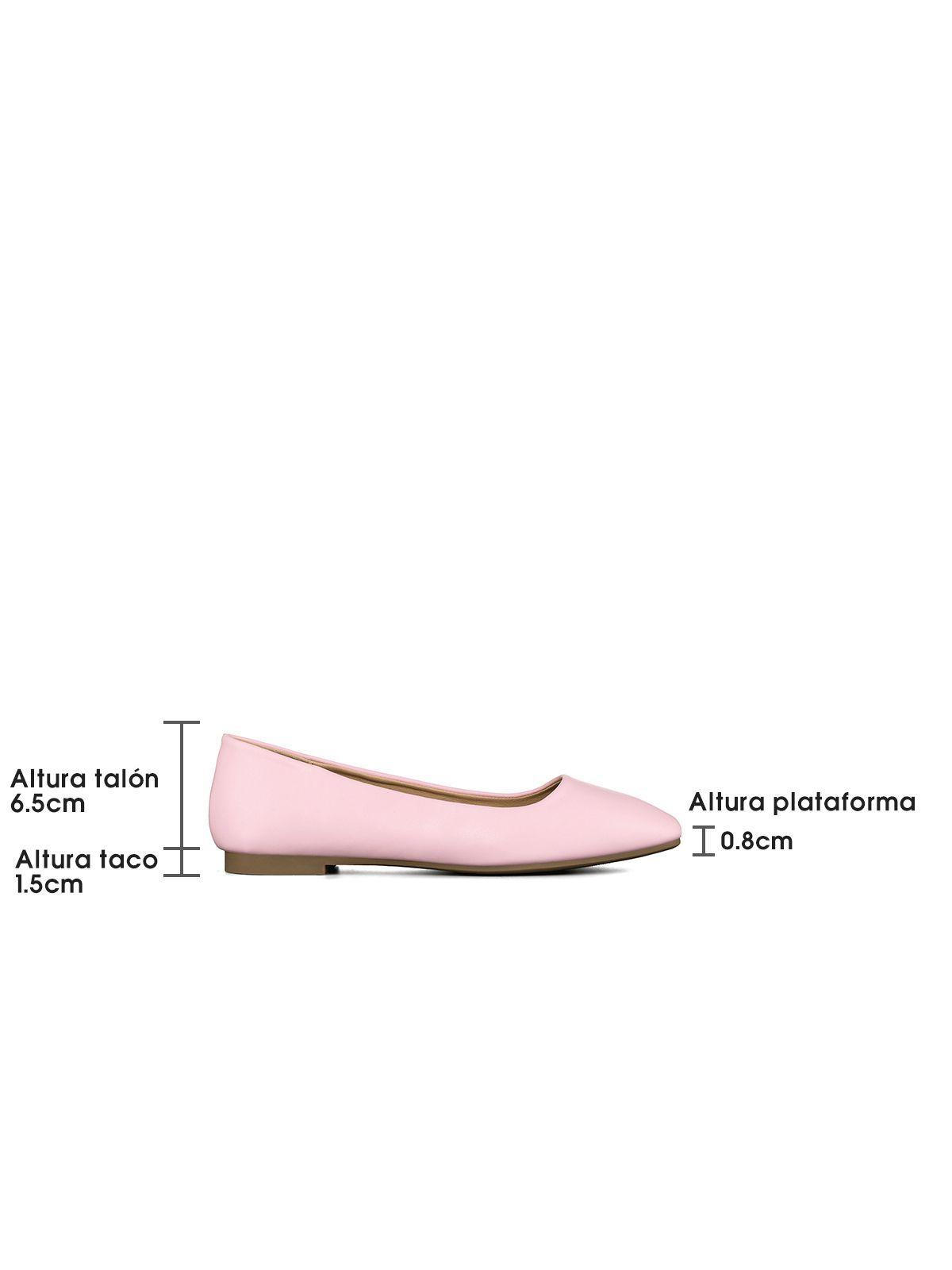 Ballerinas Eco Cuero Rosado Casual Mujer Weide GH81-4