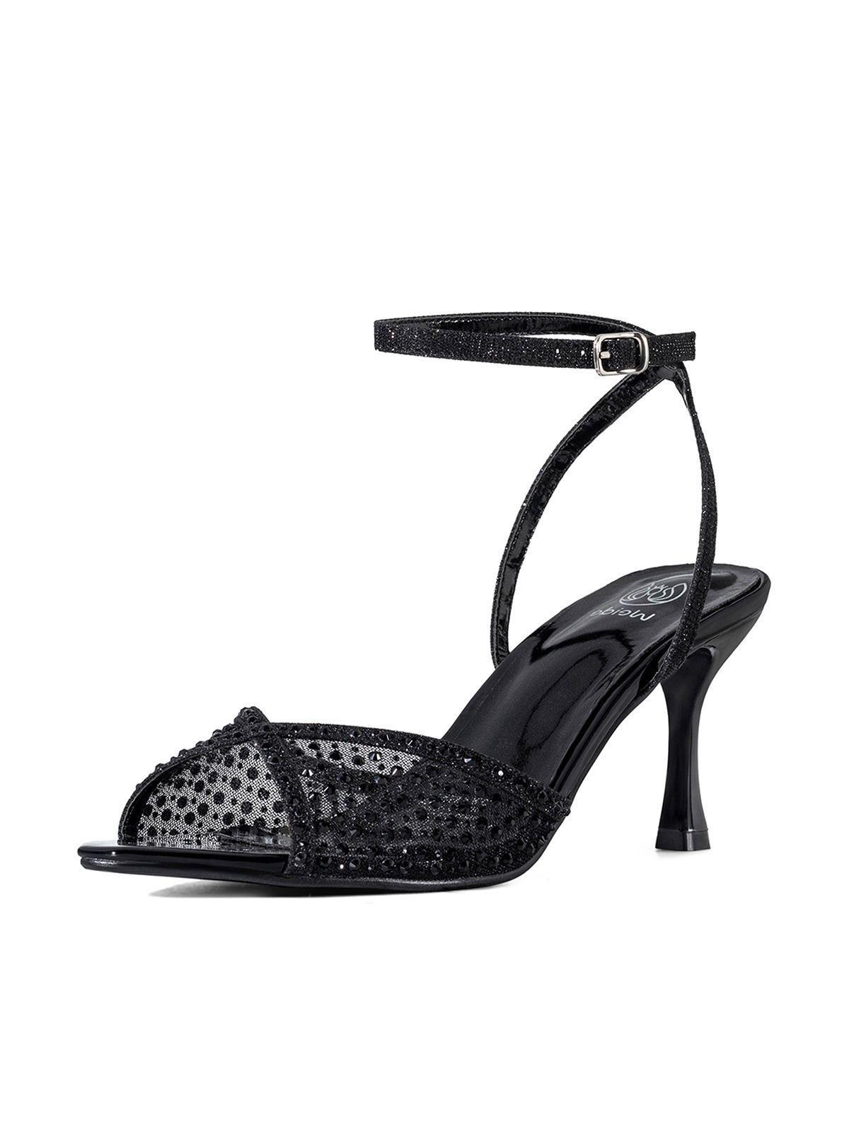 Sandalias Formal Malla PU Mujer Aguja Weide QIU526-0