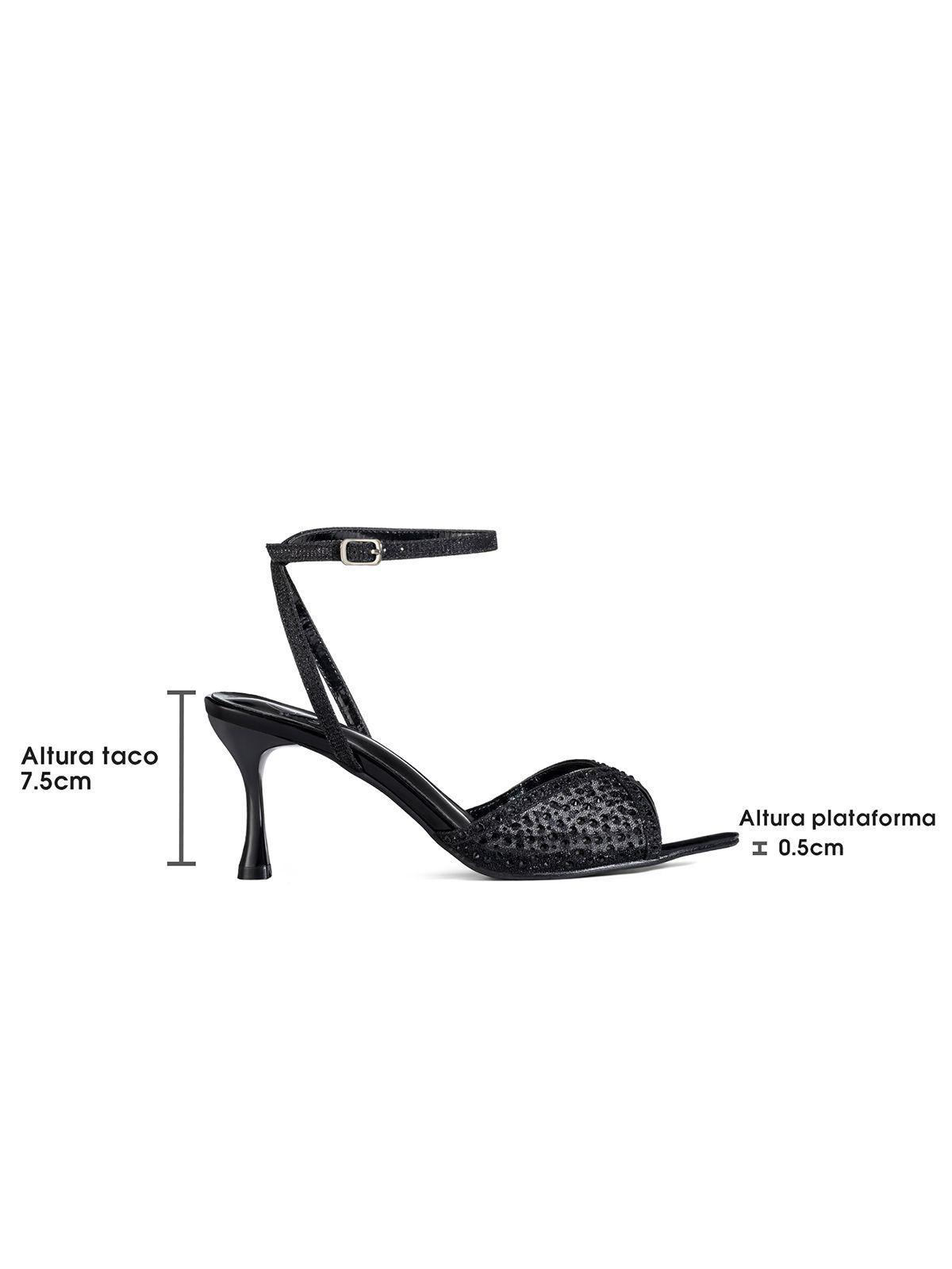 Sandalias Formal Malla PU Mujer Aguja Weide QIU526-3