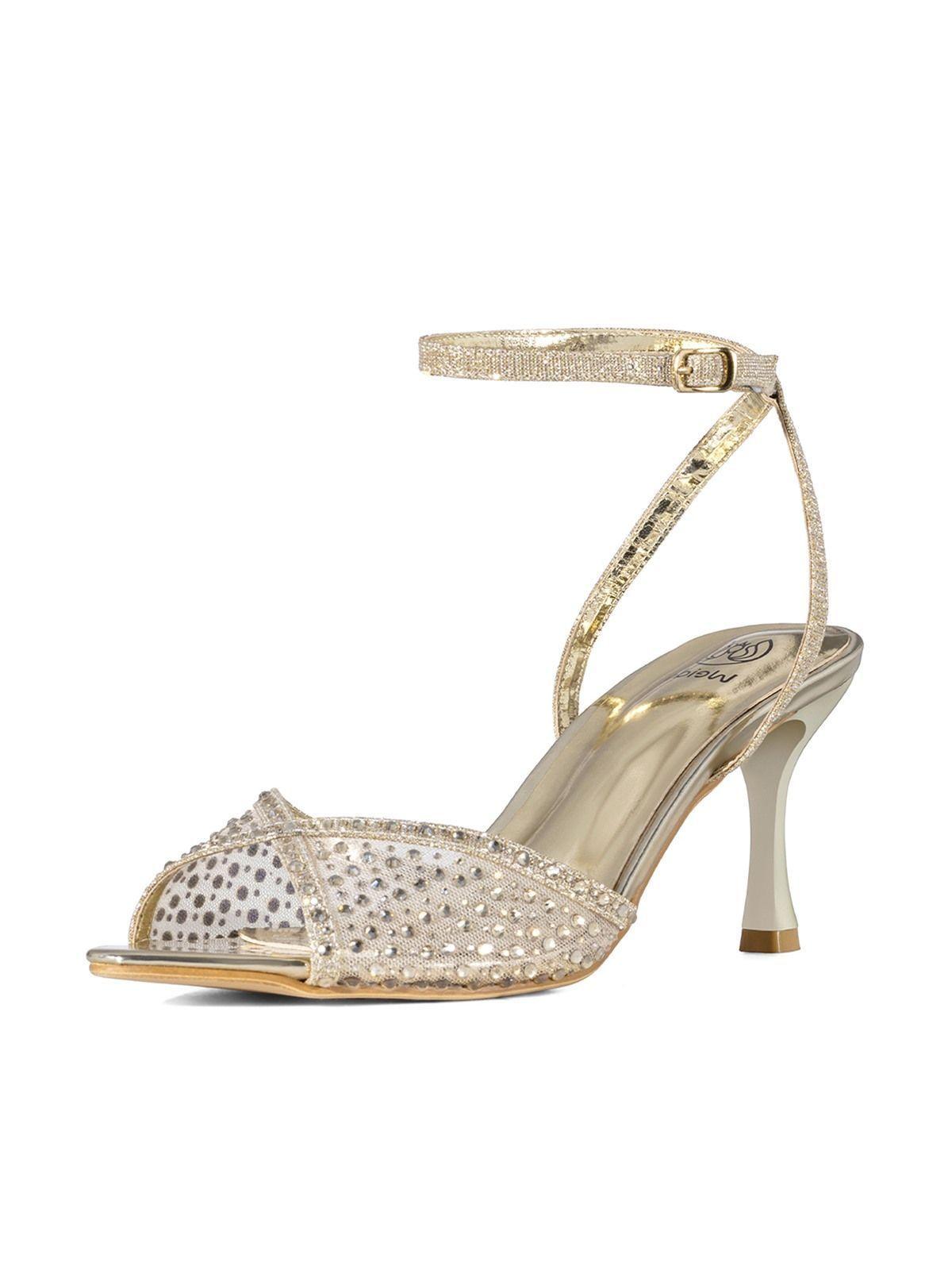 Sandalias Formal Malla PU Mujer Aguja Weide QIU526-0