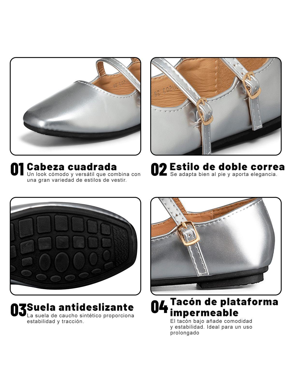 Ballerina Casual Mujer Moda Charol Plano Weide YOU503-8