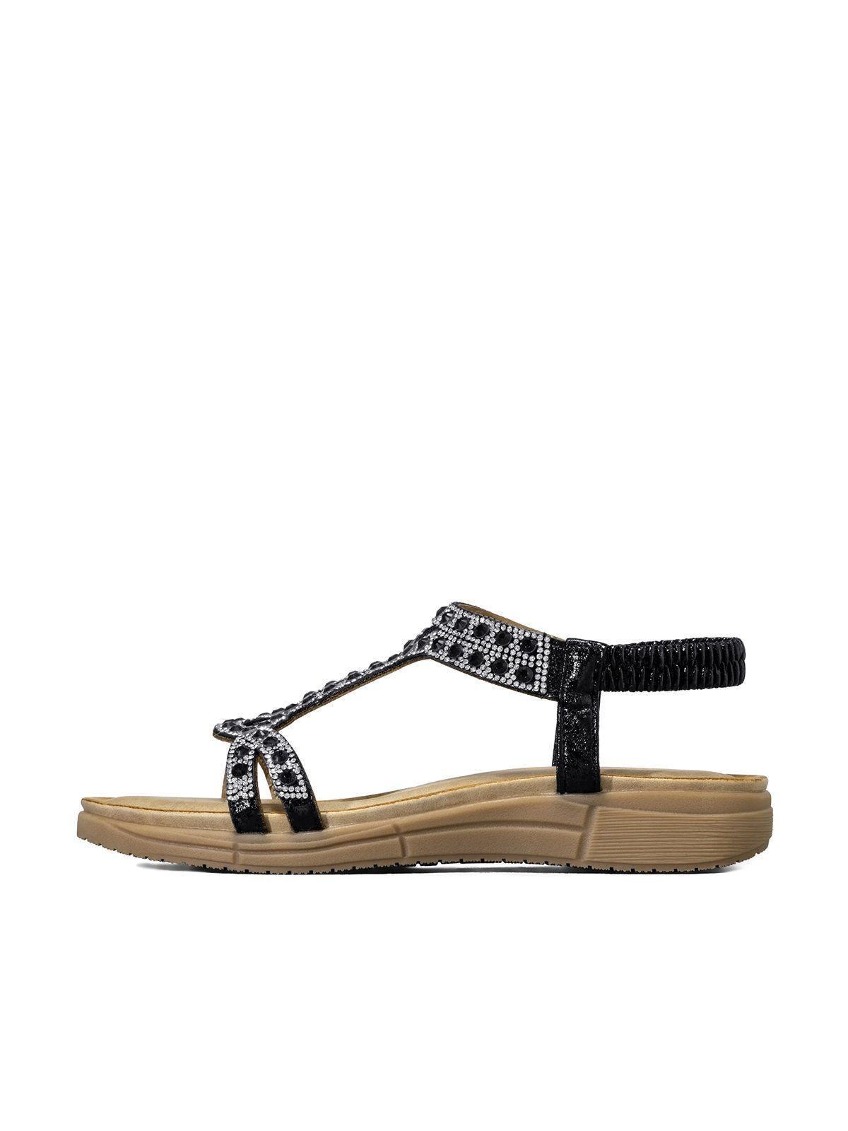 Sandalia Plana casuales Pedrería  Mujer Weide Js76-9