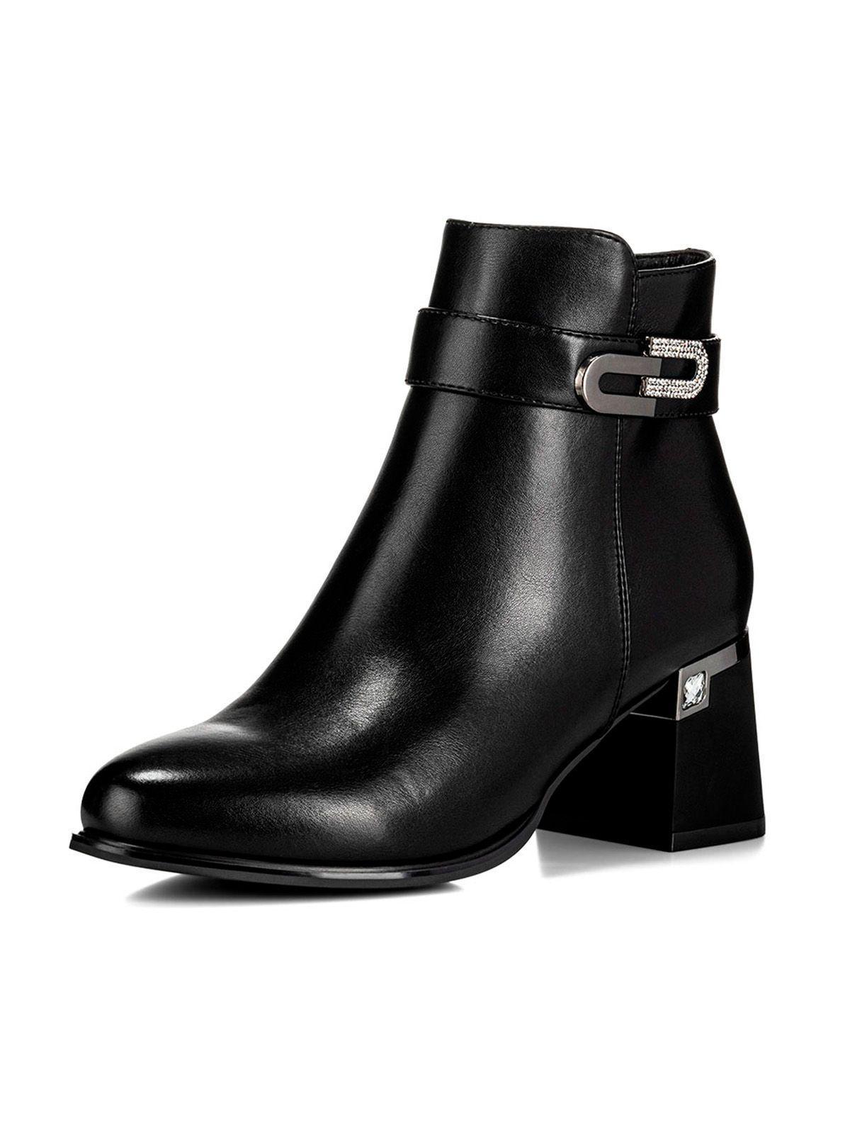 Botin Negro Casual Mujer Weide QBM02-0