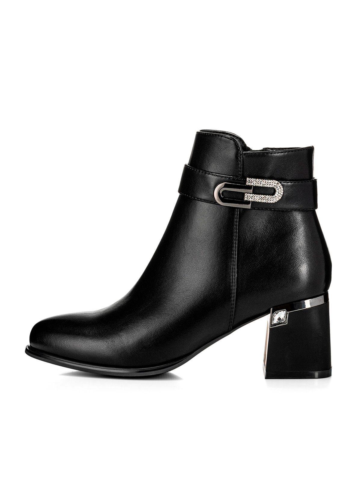 Botin Negro Casual Mujer Weide QBM02-2