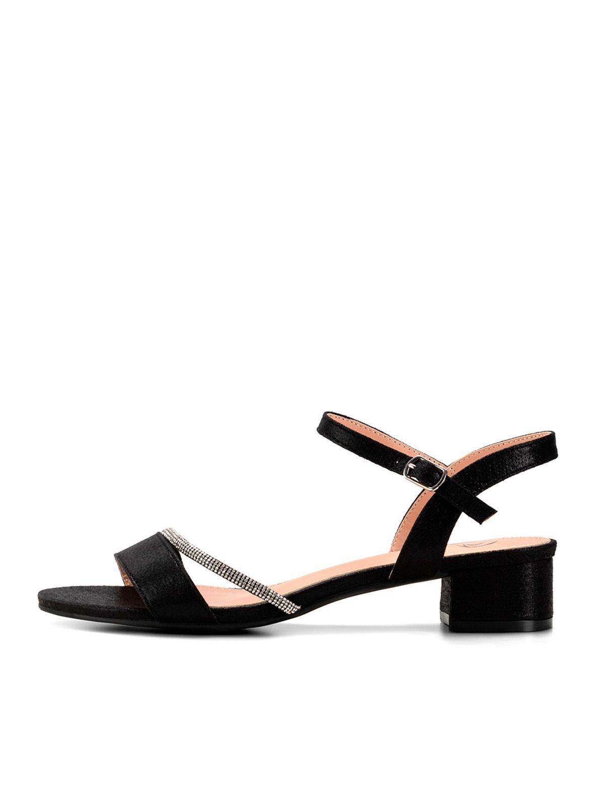 Sandalia Taco Negra Fiesta Mujer Weide YOU220-4