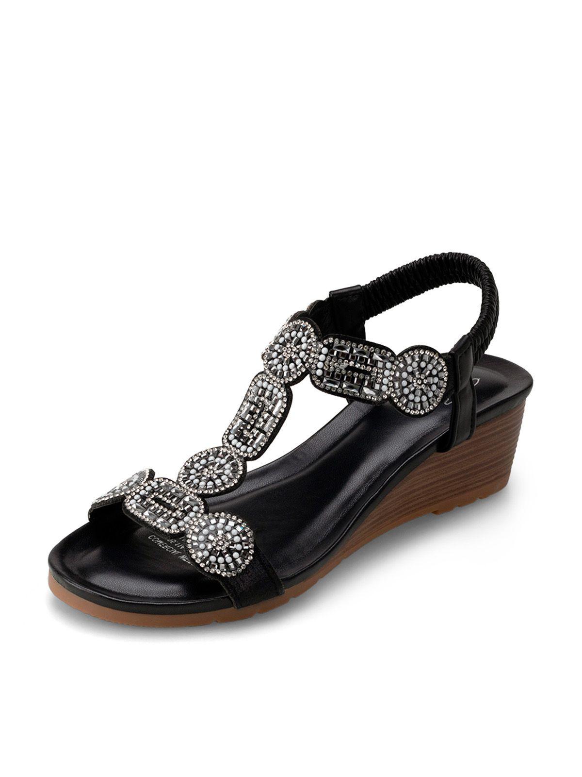 Sandalias Pilar Negro Weide-0