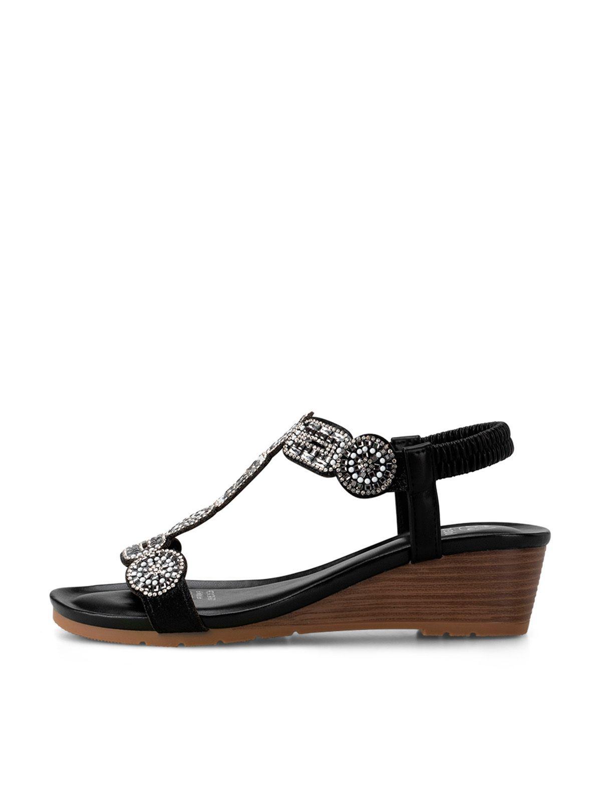 Sandalias Pilar Negro Weide-4