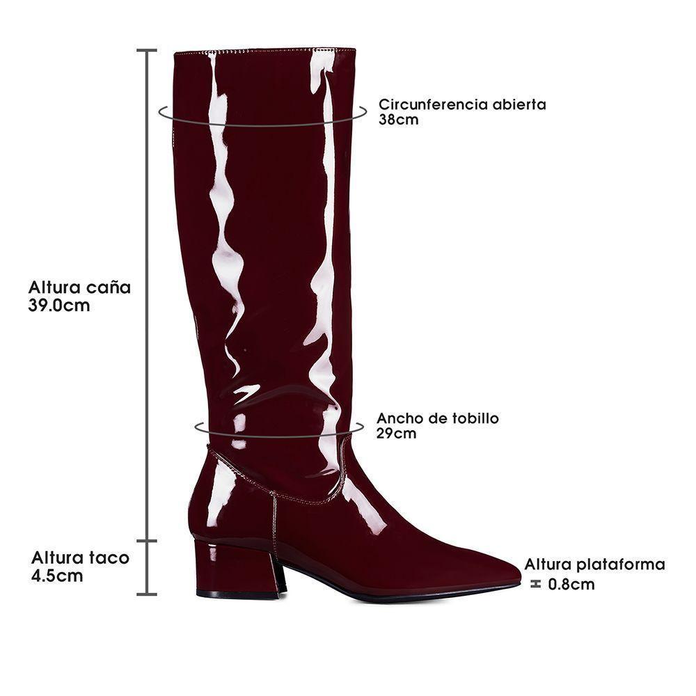 Bota Taco Mujer Casual PU Weide CZY660-7