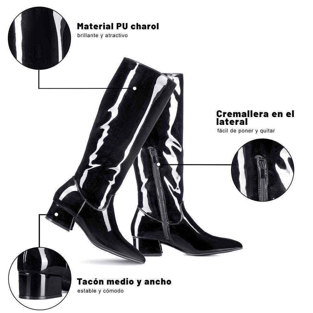 Bota Taco Mujer Casual PU Weide CZY660-8