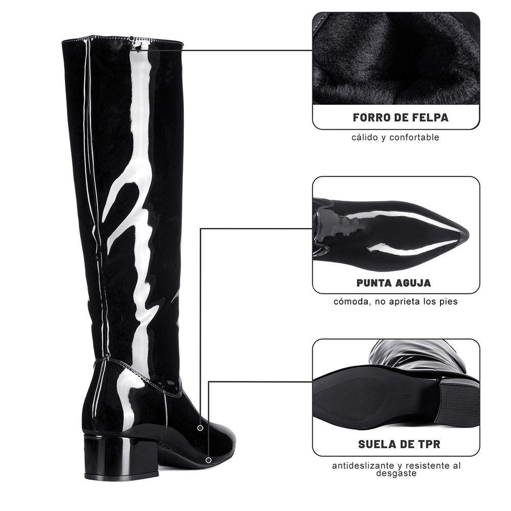 Bota Taco Mujer Casual PU Weide CZY660-9