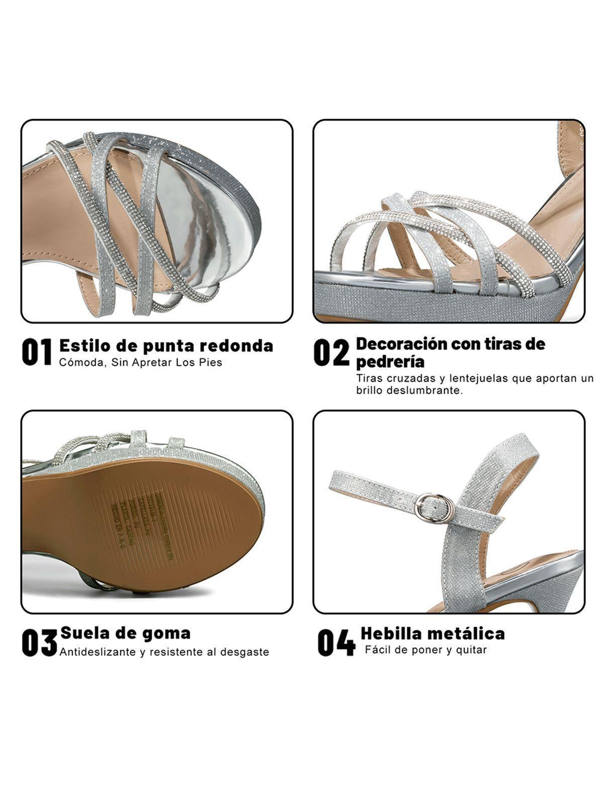 Sandalia Taco Alto Fiesta Mujer Weide You532-5