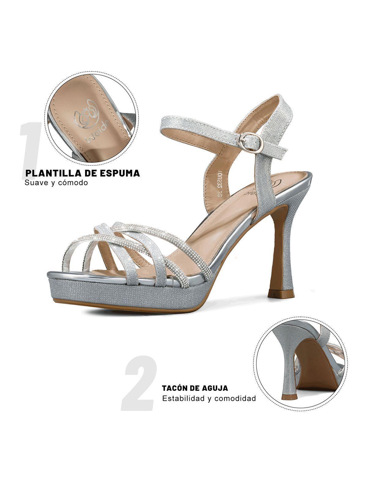 Sandalia Taco Alto Fiesta Mujer Weide You532-6