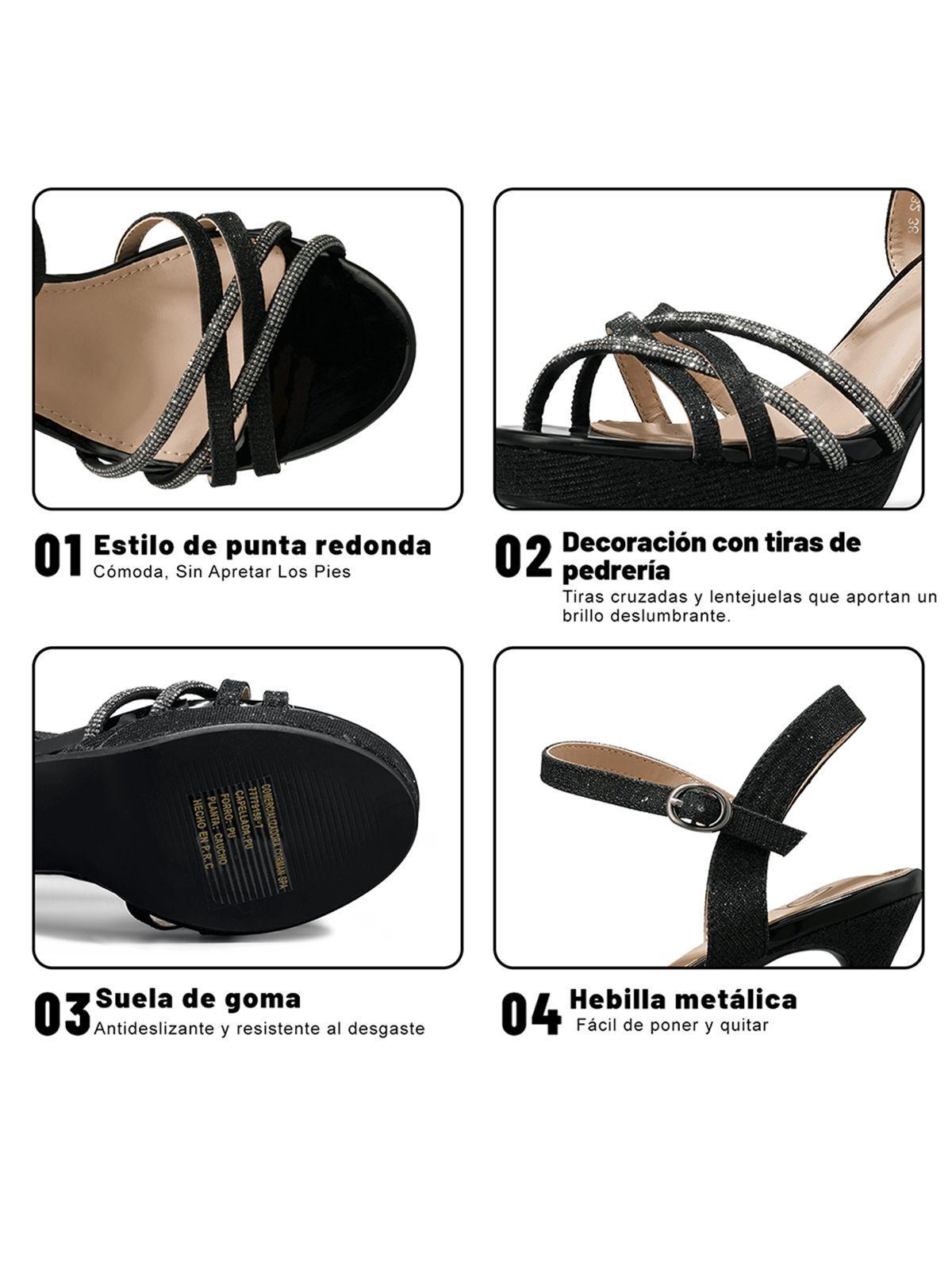 Sandalia Taco Alto Fiesta Mujer Weide You532-5