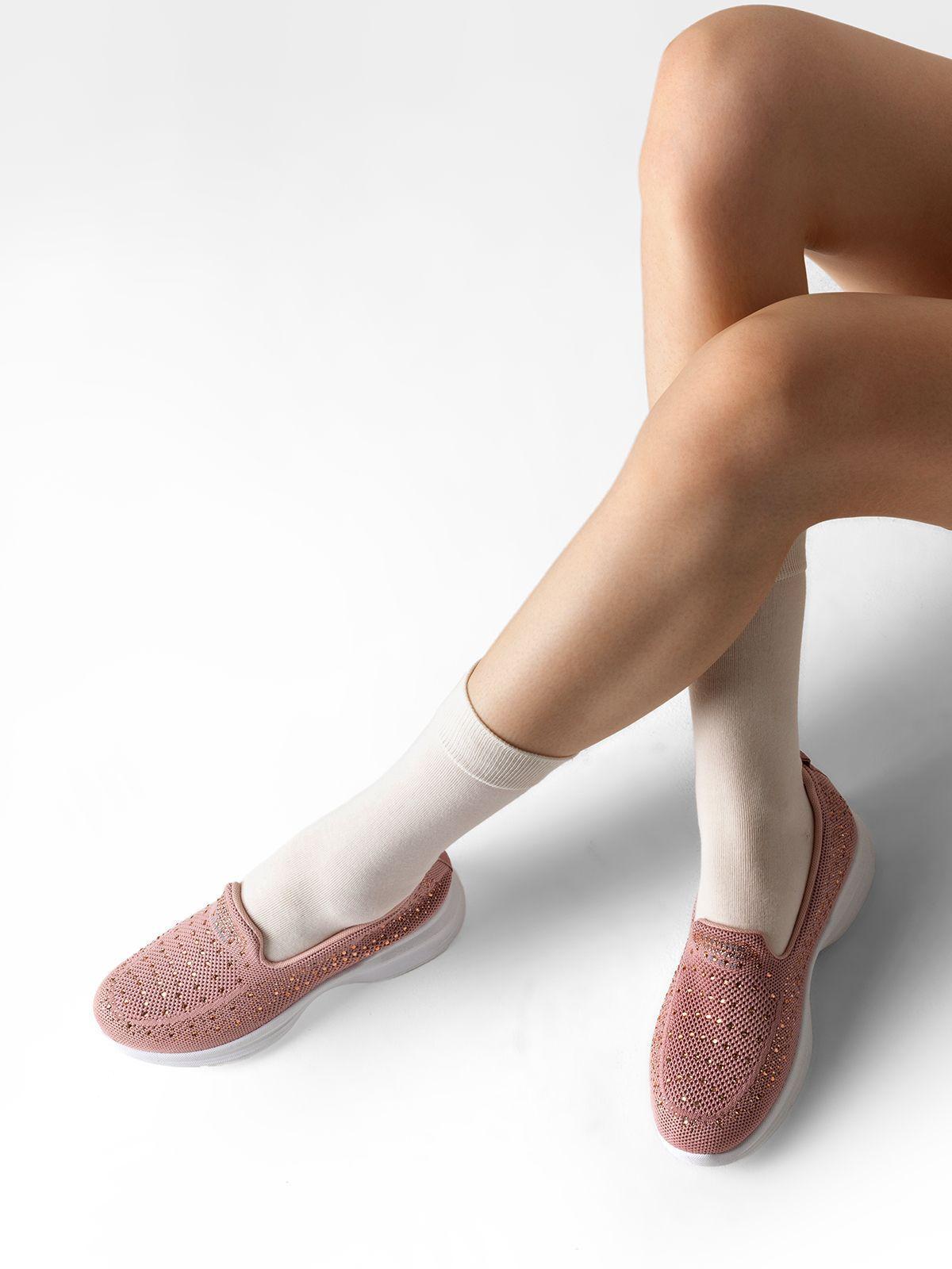 Zapatilla casual Mujer Slip On Con Pedrería Weide TFA203-2