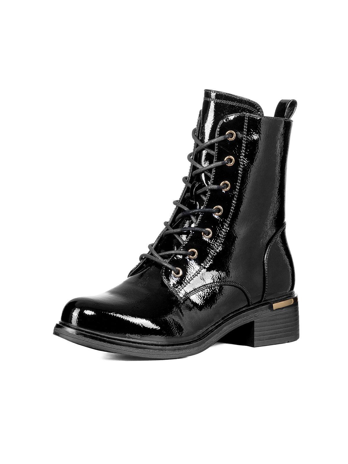 Botin Casual Mujer Charol Clasico Moda Weide HX506-0